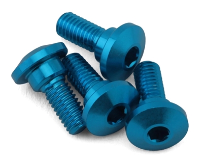 Tamiya Aluminum Servo Step Screws (Blue) (4) TAM54862