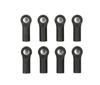 Tamiya 5mm Reinforced Adjusters, Open Face, Long, 8pcs - TAM54869