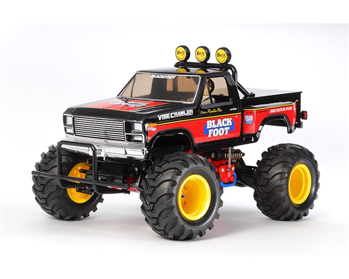 Tamiya Blackfoot 2016 2WD Electric Monster Truck Kit  with Hobbywing THW-1060 ESC - TAM58633