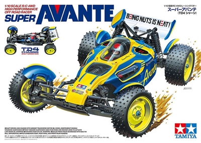 Tamiya  1/10 Super Avante TD4 4X4 Buggy Kit - TAM58696