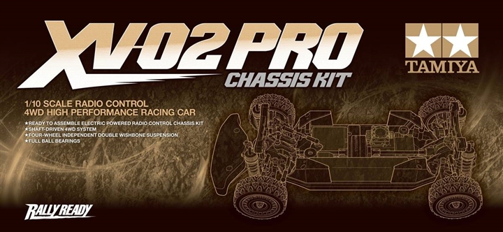 Tamiya 1/10 R/C XV-02 PRO Chassis Kit