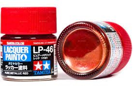 Lacquer Paint LP-46 Pure Metallic Red 10 ML TAM82146