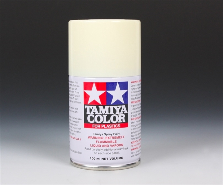 Tamiya TS-7 Racing White Lacquer Spray Paint (100ml) TAM85007