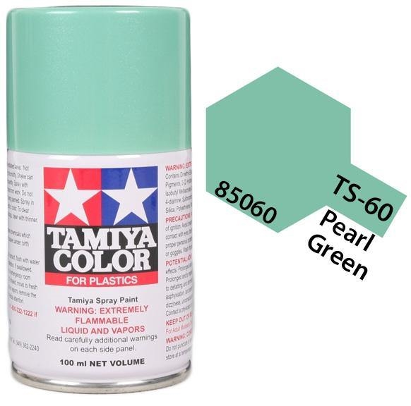 Tamiya TS-60 Pearl Green Lacquer Spray Paint (100ml) TAM85060