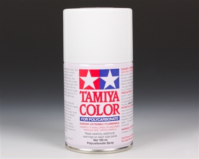 Tamiya PS-1 White Lexan Spray Paint (100ml) TAM86001