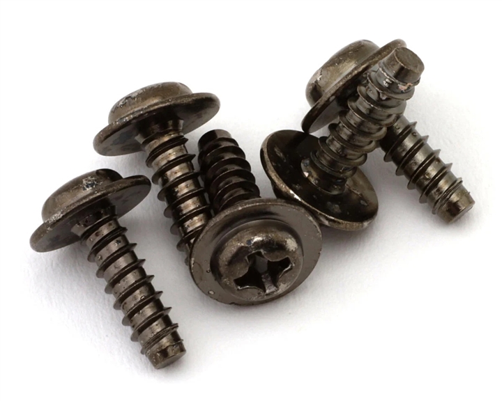 310  Tamiya 3x10mm Self Tapping Flanged Philips Screws (5) TAM9805662