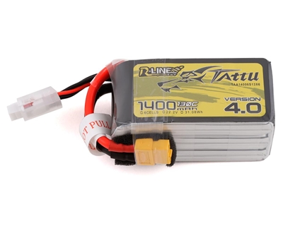 Tattu "R-Line 4.0" 6s LiPo Battery Pack 130C (22.2V/1400mAh) w/XT60 Connector
