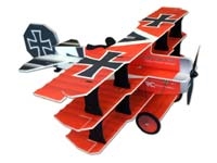 TH 35 in EPP CRACK FOKKER DR.1 TRI - RED