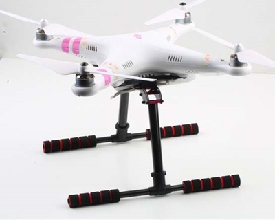 Tall Landing Gear Skid for DJI Phantom 1 / 2 (Carbon Fiber )