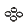 16mm Shock Nuts & O-rings (4): 8X TLR243045