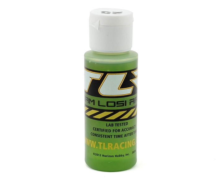 SILICONE SHOCK OIL, 25WT, 250CST, 2OZ TLR74004