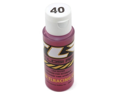 SILICONE SHOCK OIL, 40WT, 516CST, 2OZ TLR74010