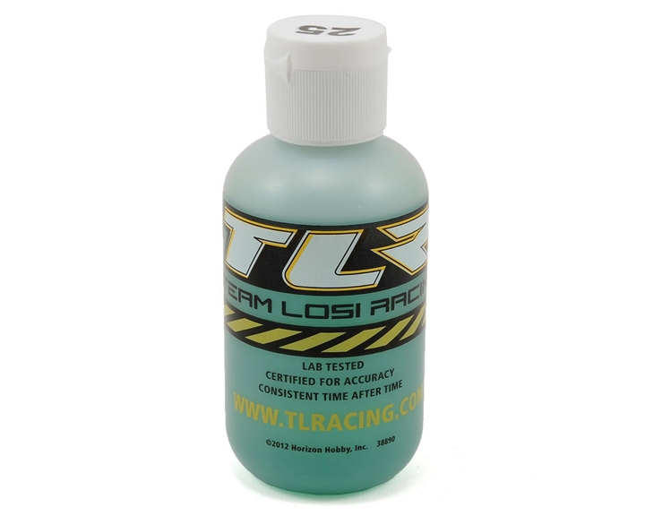 SILICONE SHOCK OIL, 25WT, 250CST, 4OZ TLR74022