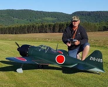 A6M5 Zero Fighter Model 52 93" all composite ARF By TopRCModel