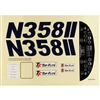 Decal Set Cessna 310 ARF TOPA1667