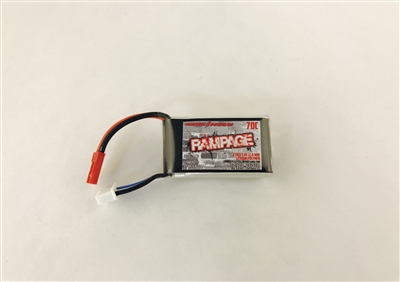 Thunder Power 325mAh 2-Cell/2S 7.4V Rampage Series 70C LiPo, JST, TP325-2SR70J