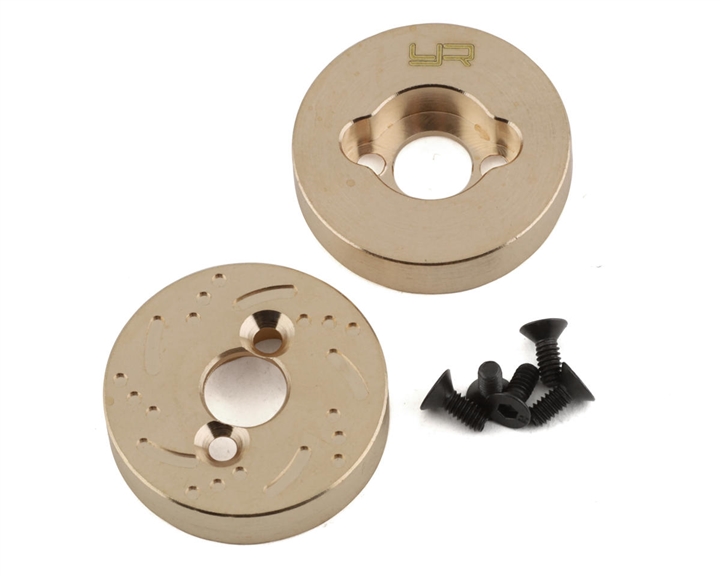 Yeah Racing Traxxas TRX-4M Brass Rear Axle Weights (2) (13g) YEA-TR4M-004GD