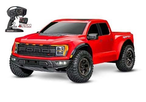 Traxxas Ford Raptor R Brushless RTR - Red  - TRA101076-4