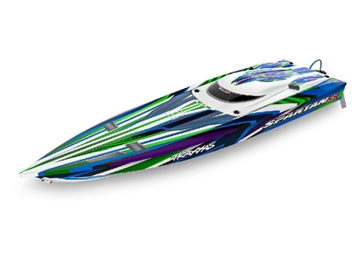 Traxxas Spartan SR 36" Race Boat with Self-Righting - Green - TRA103076-4GREEN