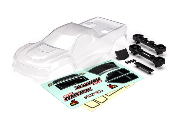 Traxxas Body, Mini Maxx (clear, requires painting) TRA10711
