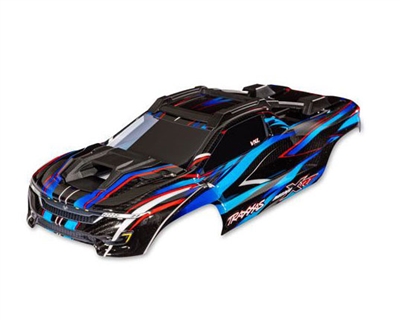Traxxas Body, Mini XRT, blue (painted, decals applied) TRA10712-BLUE
