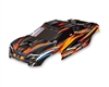 Traxxas Body, Mini XRT, orange (painted, decals applied) TRA10712-ORNG