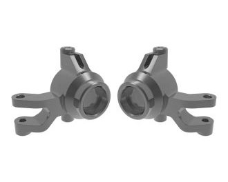 Gray Aluminum Steering Blocks (L&R) Part Number:  10734-GRAY