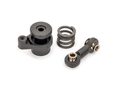 Traxxas Servo saver/ servo saver spring/ servo horn, steering - TRA10745