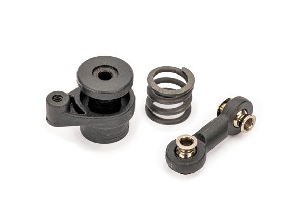 Traxxas Servo saver/ servo saver spring/ servo horn, steering - TRA10745