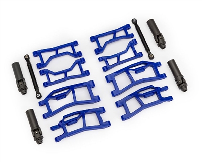 Traxxas Suspension kit, Mini Maxx WideMaxx, blue (front&rear)