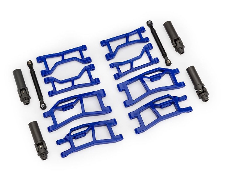 Traxxas Suspension kit, Mini Maxx WideMaxx, blue (front&rear)