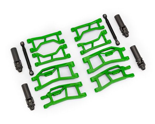 Traxxas Suspension kit, Mini Maxx WideMaxx, green (front&rear) TRA10790-GRN