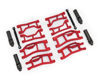 Traxxas Suspension kit, Mini Maxx WideMaxx, red (front&rear) TRA10790-RED