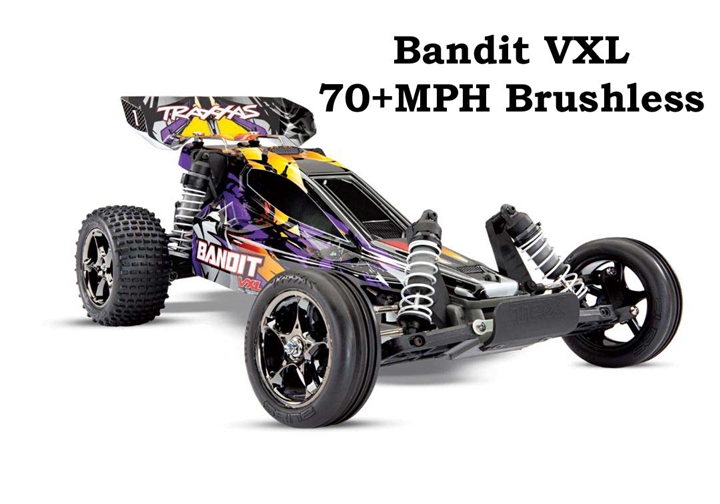 Traxxas Bandit VXL Brushless 1/10 RTR 2WD Buggy - Purple - TRA240764