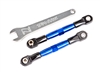 Traxxas Camber links, front Blue - TRA2444X