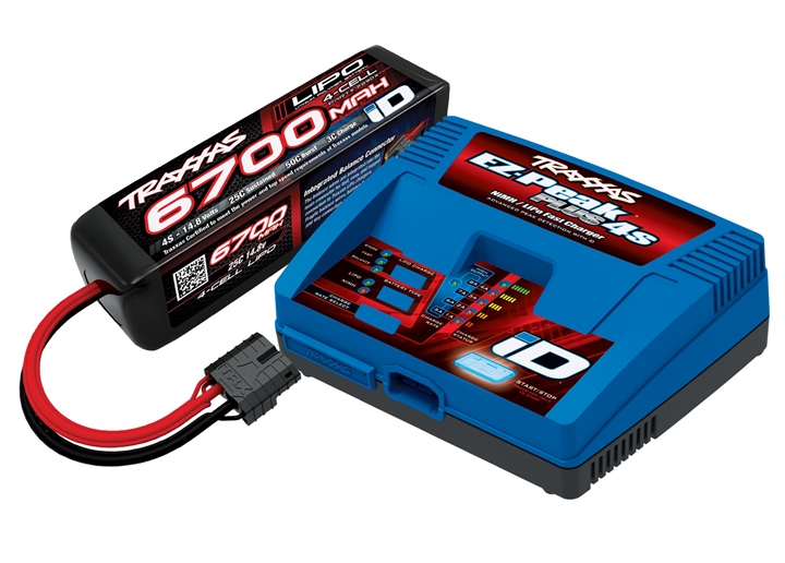 Traxxas EZ-Peak Plus 4S Completer Pack 6700mAh LiPo's - TRA2998