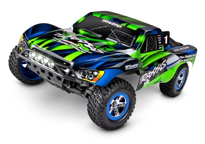 Traxxas Slash RTR 2WD Brushed with Battery & Charger Green LED, TRA58034-61GREEN