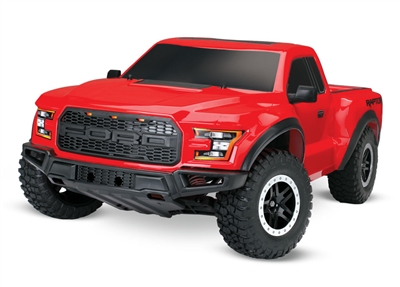 Traxxas Red 2017 Ford Raptor RTR 1/10 2WD Truck, TRA580941