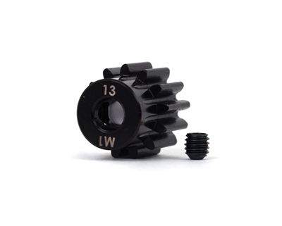 1305M1D  Traxxas Gear, 13-T pinion (1.0 metric pitch) (fits 5mm shaft) TRA6483X