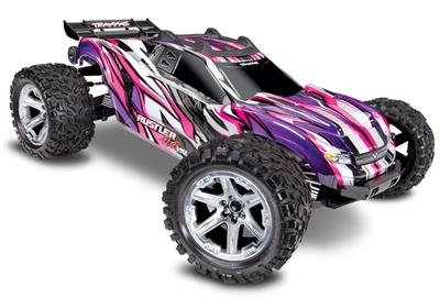 Traxxas Rustler VXL Brushless 1/10 RTR 4x4 Stadium Truck - Pink TRA670764