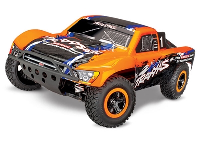 Traxxas Slash 4X4 Brushless 1/10 4WD RTR Short Course Orange - TRA680864 ORANGE