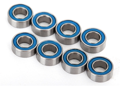 0408 Traxxas Ball bearings, blue rubber sealed (4x8x3mm) (8) TRA7019R