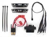 Traxxas Complete LED Light Kit (Red) (2) (1/16 E-Revo)