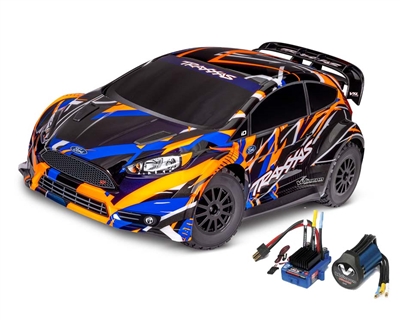 Traxxas Ford Fiesta ST 4x4 VXL Brushless 1/10 RTR AWD Rally Car (Orange) w/TQi 2.4GHz Radio & TSM - TRA74276-4-ORNG