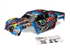 Traxxas Body, X-Maxx, Rock n' Roll (painted, decals applied) (assembled with tailgate protector) TRA7711T