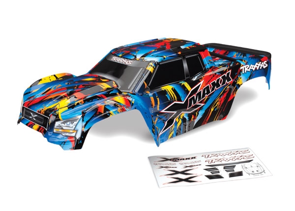 Traxxas Body, X-Maxx, Rock n' Roll (painted, decals applied) (assembled with tailgate protector) TRA7711T