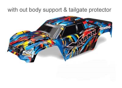 Traxxas Body, X-Maxx, Rock n' Roll (with out body support & tailgate protector) TRA7711TN