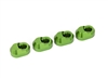 Traxxas Suspension Pin Retainer 6061-T6 Aluminum (Green) (4) TRA7743-GRN