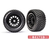 Traxxas Premount XRTÂ® Black Wheels with Gravixâ„¢ Belted Tires - TRA7862