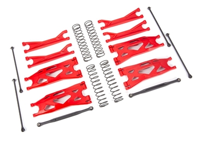 Traxxas X-Maxx WideMaxx Suspension kit,  Red